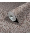 MA35534 - Sculpted Floral Copper Relief Wallpaper-Opulent Accents
