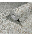 MA35532 - Sculpted Floral Gold Relief Wallpaper-Opulent Accents