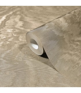 MA34922 - Shimmering Moire Taupe Textured Wallpaper-Opulent Accents