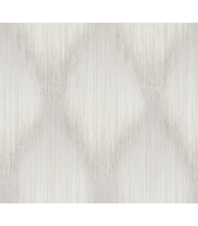 MA35801 - Starfall Dove Metallic Ikat Wallpaper-Opulent Accents