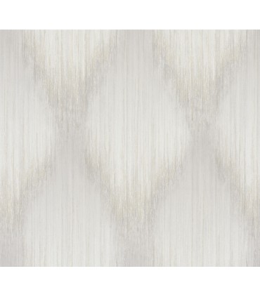 MA35801 - Starfall Dove Metallic Ikat Wallpaper-Opulent Accents