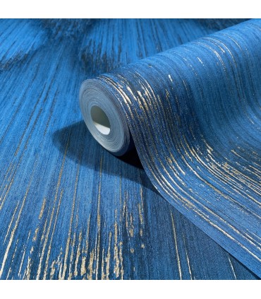 MA35808 - Starfall Sapphire Metallic Ikat Wallpaper-Opulent Accents