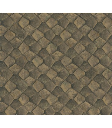 MA34909 - Waterford Gold Tiled Wallpaper-Opulent Accents