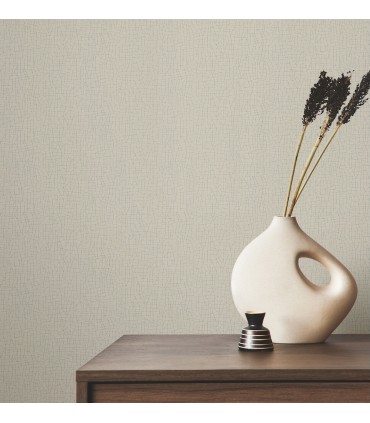 4207-5411 - Cary Taupe Faux Grasscloth High Performance Wallpaper by Warner