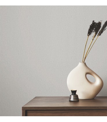 4207-5412 - Cary Grey Faux Grasscloth High Performance Wallpaper by Warner