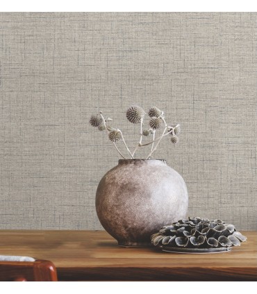 4207-5414 - Leon Olive Faux Fabric High Performance Wallpaper by Warner