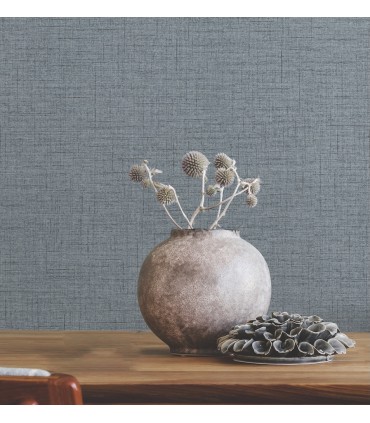 4195-5315 - Leon Denim Faux Fabric 54" Width Wallpaper-High Performance