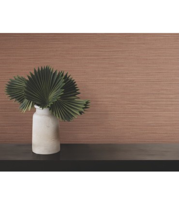 4207-5432 - Lorn Red Faux Grasscloth High Performance Wallpaper by Warner