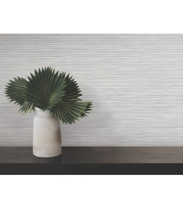 4195-5330 - Lorn Off-White Faux Grasscloth 54" Width Wallpaper-High Performance