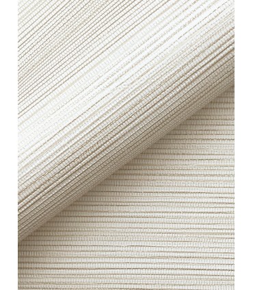 4195-5335 - Lorn Cream Faux Grasscloth 54" Width Wallpaper-High Performance