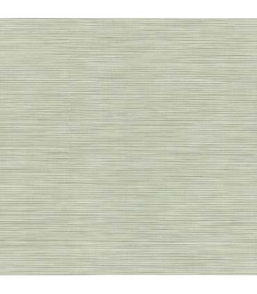 4195-5337 - Lorn Green Faux Grasscloth 54" Width Wallpaper-High Performance