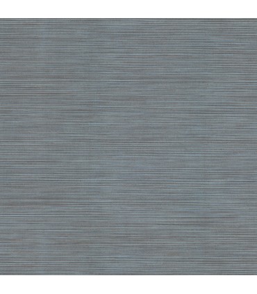 4195-5341 - Lorn Blue Faux Grasscloth 54" Width Wallpaper-High Performance