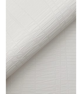 4207-5442 - Amir White Embossed High Performance Wallpaper by Warner