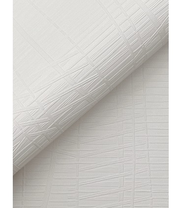 4207-5442 - Amir White Embossed High Performance Wallpaper by Warner