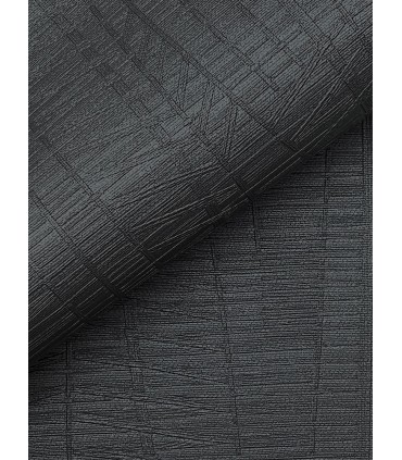 4207-5448 - Amir Black Embossed High Performance Wallpaper by Warner