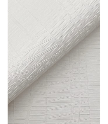4195-5342 - Amir White Embossed 54" Width Wallpaper-High Performance