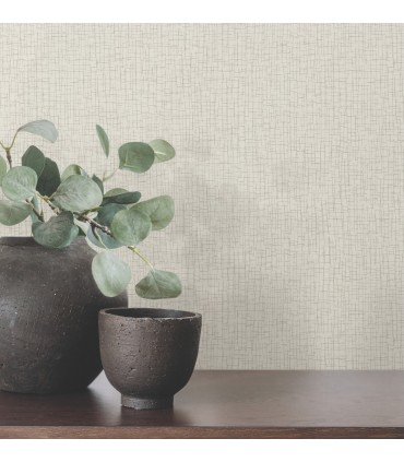 4207-5454 - Aden Beige Linear Abstract High Performance Wallpaper by Warner