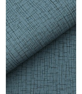 4207-5456 - Aden Blue Linear Abstract High Performance Wallpaper by Warner