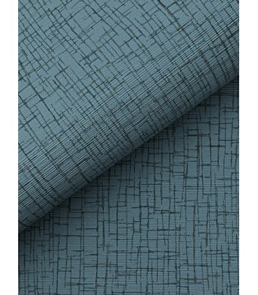 4207-5456 - Aden Blue Linear Abstract High Performance Wallpaper by Warner