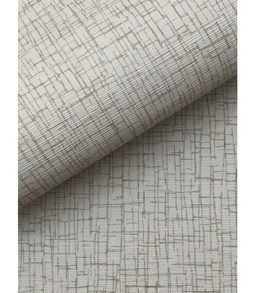 4195-5351 - Aden Taupe Linear Abstract 54" Width Wallpaper-High Performance