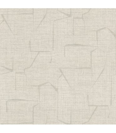 4195-5323 - Lyle Light Grey Abstract Geometric 54" Width Wallpaper-High Performance