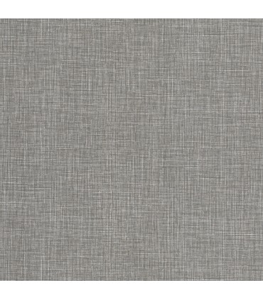 4195-5300 - Beau Dark Grey Faux Fabric  54" Width Wallpaper-High Performance