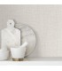 4195-5302 - Beau Light Grey Faux Fabric  54" Width Wallpaper-High Performance