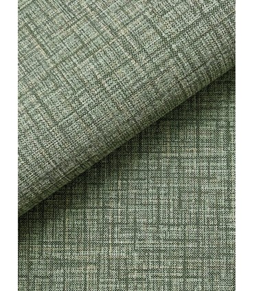 4195-5306 - Beau Green Faux Fabric  54" Width Wallpaper-High Performance