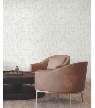4195-5358 - Rian Off White Linear Abstract 50.5" Width Wallpaper-High Performance