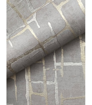 4195-5359 - Rian Light Grey Linear Abstract 50.5" Width Wallpaper-High Performance
