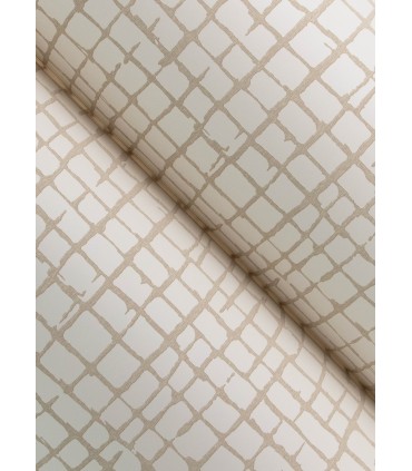 4177-27716 - Albin Beige Gridline Wallpaper-Drew and Jonathan