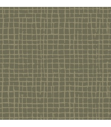 4177-27718 - Albin Moss Gridline Wallpaper-Drew and Jonathan