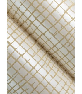 4177-27717 - Albin Pearl Gridline Wallpaper-Drew and Jonathan