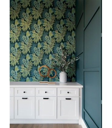 4177-27739 - Alocasia Green Tropical Foliage Wallpaper-Drew and Jonathan