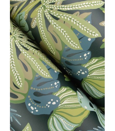 4177-27739 - Alocasia Green Tropical Foliage Wallpaper-Drew and Jonathan