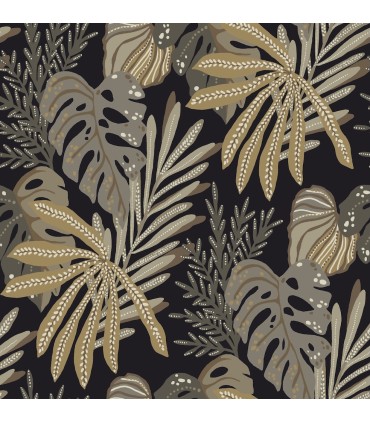 4177-27736 - Alocasia Neutral Tropical Foliage Wallpaper-Drew and Jonathan