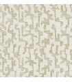 4177-27702 - Cipher Moss Geometric Faux Grasscloth Wallpaper-Drew and Jonathan