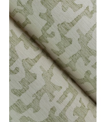 4177-27702 - Cipher Moss Geometric Faux Grasscloth Wallpaper-Drew and Jonathan
