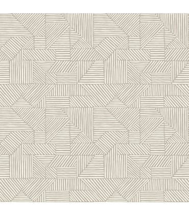 4177-83303 - Crescendo Light Grey Block Geometric Wallpaper-Drew and Jonathan