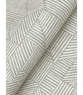 4177-83303 - Crescendo Light Grey Block Geometric Wallpaper-Drew and Jonathan
