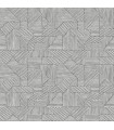 4177-83302 - Crescendo Dark Grey Block Geometric Wallpaper-Drew and Jonathan