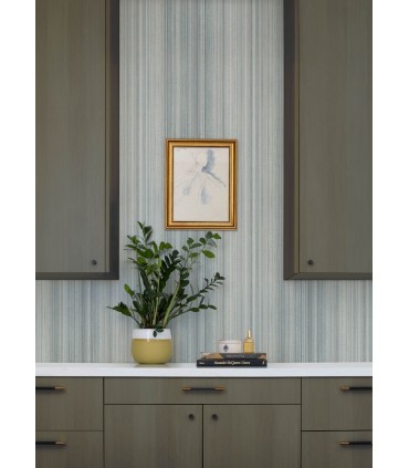 4177-27748 - Elan Blue Ombre Stripe Wallpaper-Drew and Jonathan