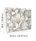4177-27713 - Kyoto Charcoal Ginkgo Leaf Wallpaper-Drew and Jonathan
