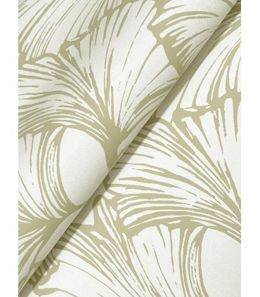 4177-27714 - Kyoto Moss Ginkgo Leaf Wallpaper-Drew and Jonathan