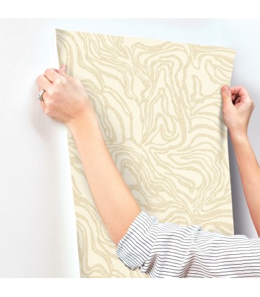 4177-27705 - Massar Gold Modern Marbled Wallpaper-Drew and Jonathan