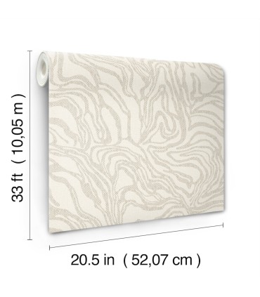 4177-27706 - Massar Taupe Modern Marbled Wallpaper-Drew and Jonathan