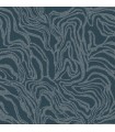 4177-27707 - Massar Teal Modern Marbled Wallpaper-Drew and Jonathan