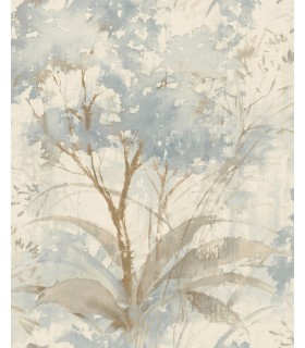 4177-27749 - Mistwood Blue Forest Wallpaper-Drew and Jonathan