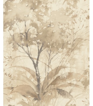 4177-27750 - Mistwood Coffee Forest Wallpaper-Drew and Jonathan