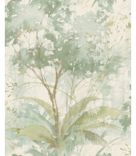 4177-27751 - Mistwood Green Forest Wallpaper-Drew and Jonathan